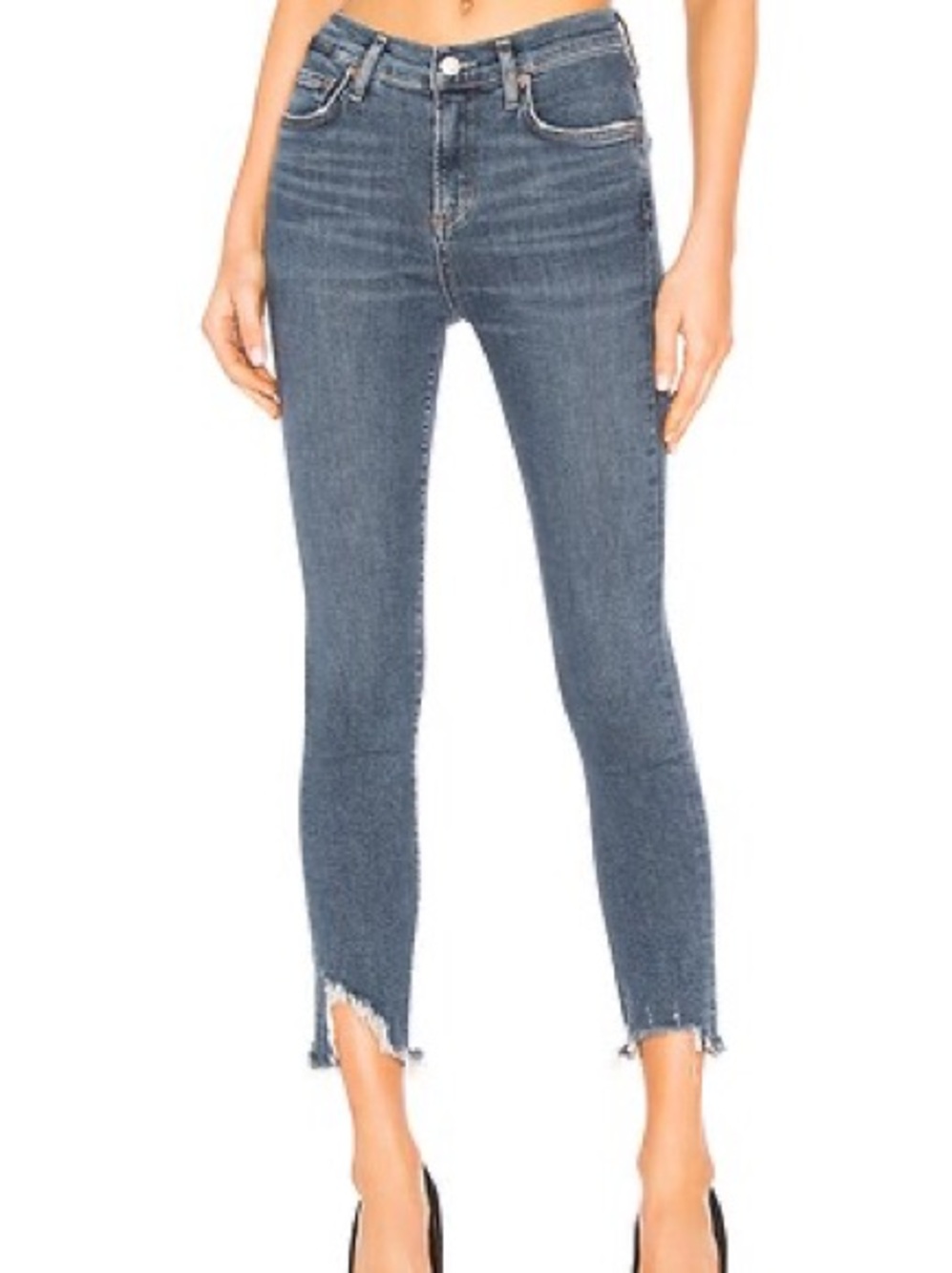 AGOLDE A018B-1045 Sophie Skinny Crop jean in Discretion